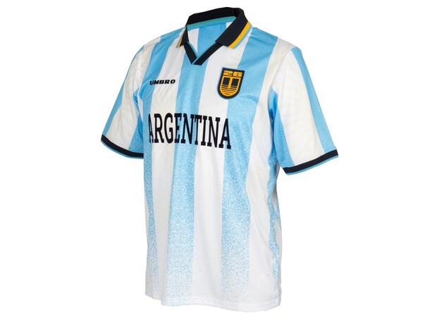 UMBRO Argentina Jersey Blå M Retro fotballskjorte 