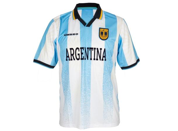 UMBRO Argentina Jersey Blå M Retro fotballskjorte 