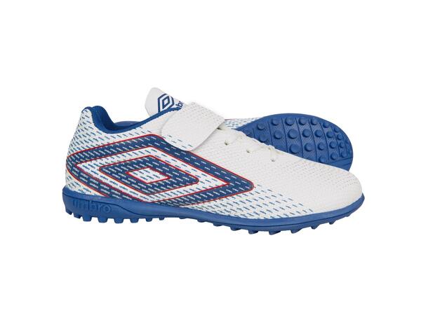 UMBRO Aurora II Lo TF VE Jr Hvit 32 Fotballsko til junior med velcro 