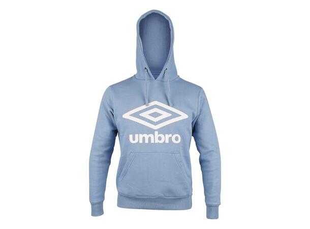 UMBRO Basic Logo Hood jr MellomBlå 140 Hettegenser med Umbro logo og lomme