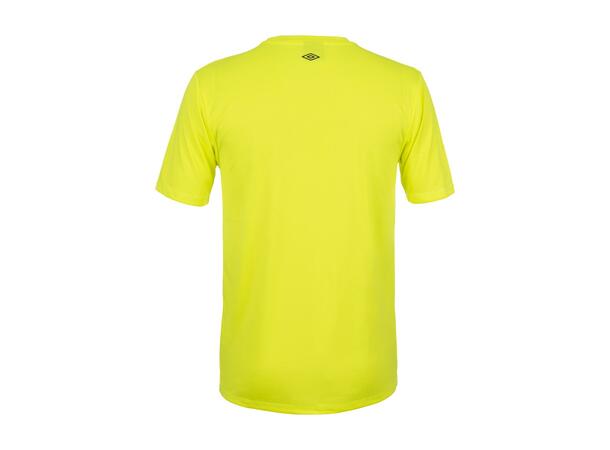 UMBRO Cup SS Jersey jr Neongul 164 Spillertrøye i 100% polyester 
