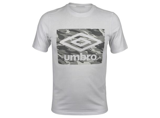 UMBRO FW Camo Graphic Tee Hvit L Bomulls t-skjorte