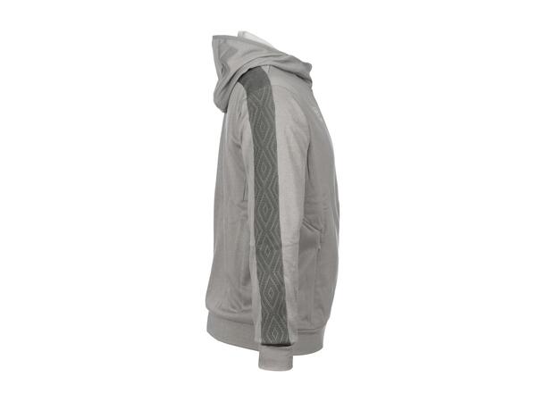 UMBRO Flex Full Zip Hood J Lys grå 164 Jakke med hette i resirkulert polyester 