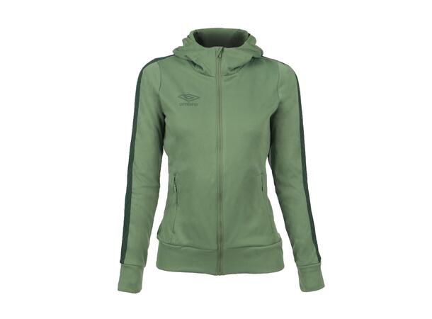 UMBRO Flex Full Zip Hood W Grønn 36 Jakke med hette i resirkulert polyester 