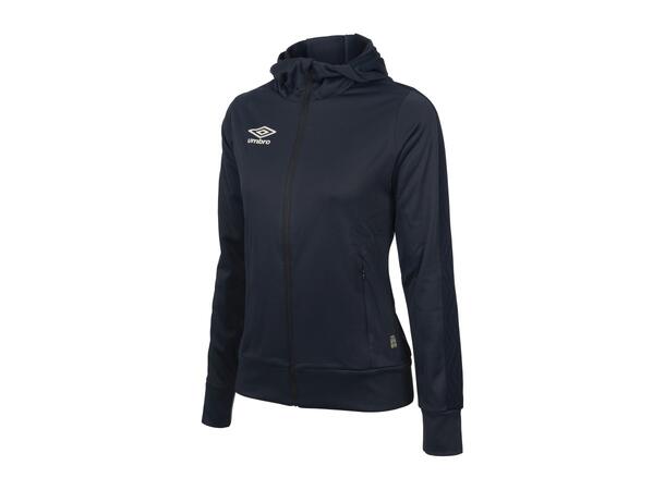 UMBRO Flex Full Zip Hood W Marine 38 Jakke med hette i resirkulert polyester 