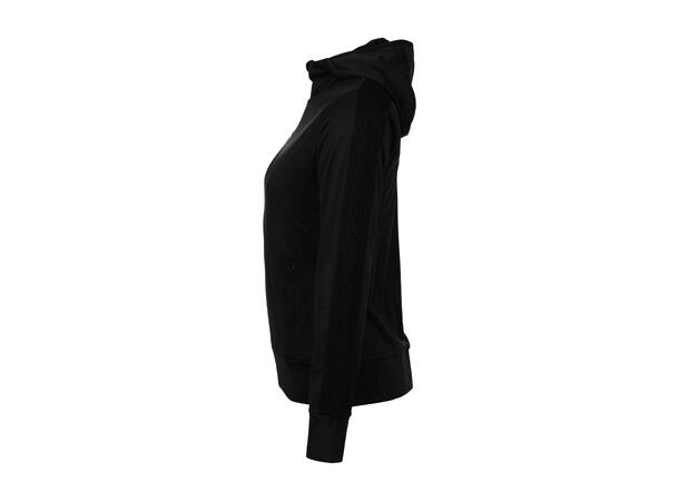 UMBRO Flex Full Zip Hood W Sort 38 Jakke med hette i resirkulert polyester 