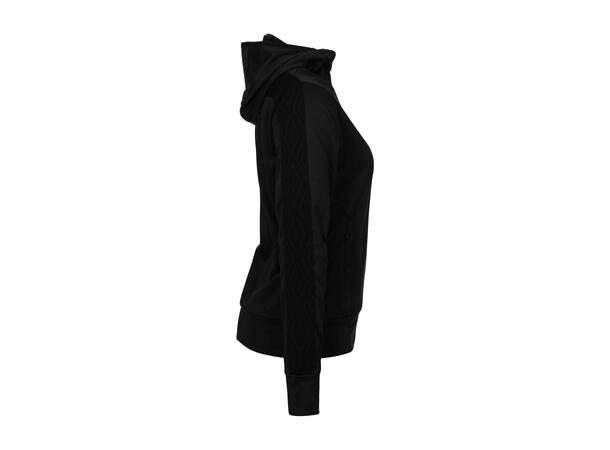 UMBRO Flex Full Zip Hood W Sort 38 Jakke med hette i resirkulert polyester 
