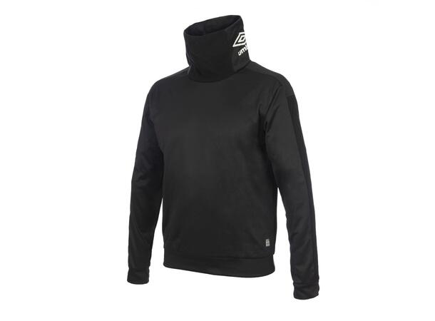 UMBRO Flex High Neck Sweater Sort XXL Høyhalset genser i resirkulert polyester 