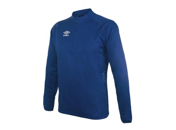 UMBRO Liga Half Zip jr Blå 140 Treningsgenser med glidelås til junior 