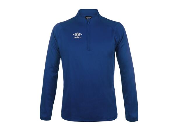 UMBRO Liga Half Zip jr Blå 140 Treningsgenser med glidelås til junior 