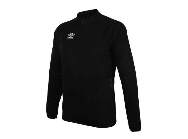 UMBRO Liga Half Zip jr Sort 140 Treningsgenser med glidelås til junior 