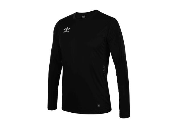 UMBRO Liga LS Jersey Sort XL Flott langermet spillertrøye 