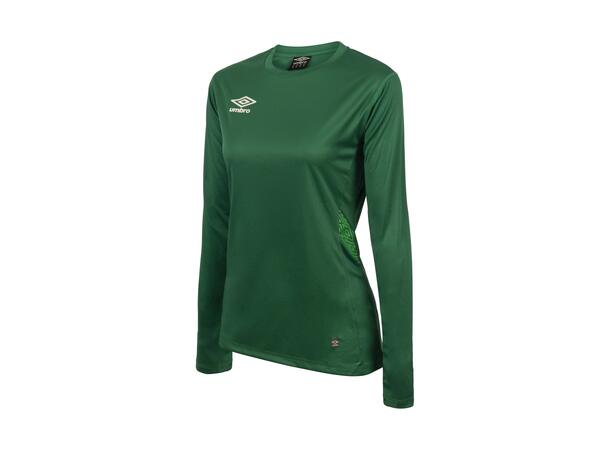 UMBRO Liga LS Jersey W Grønn 38 Flott langermet spillertrøye til dame 