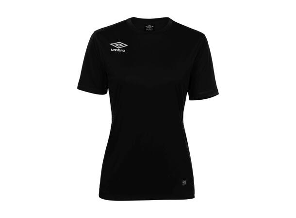 UMBRO Liga SS Jersey W Sort 38 Spillertrøye i resirkulert kvalitet dame 