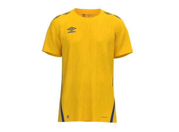 UMBRO UX Pro SS Jsy Gul/Blå L Flott kortermet spillertrøye 
