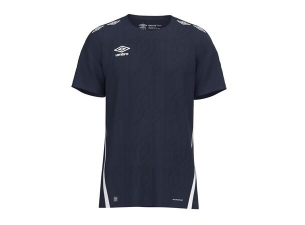 UMBRO UX Pro SS Jsy Jr Marine/Hv 164 Flott kortermet spillertrøye junior 