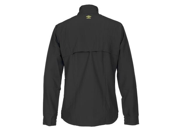 UMBRO UX Pro Trn Jkt Jr Sort/Gul 152 Lett treningsjakke, normal passform. 