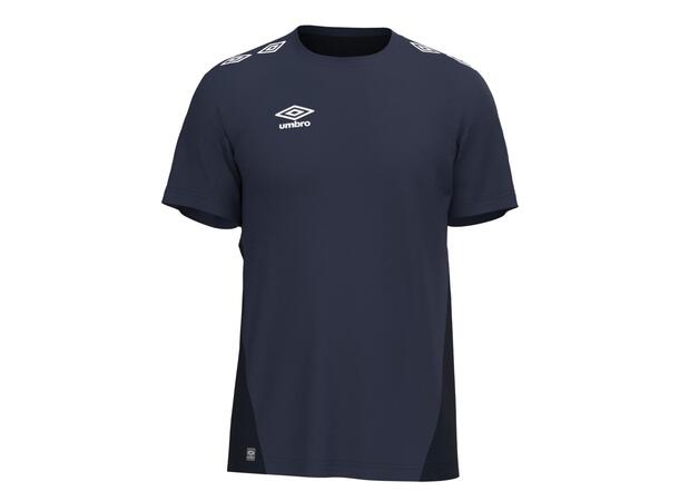 UMBRO UX Pro Trn Tee Jr Marine/Hvit 164 Teknisk trenings t-skjorte junior 