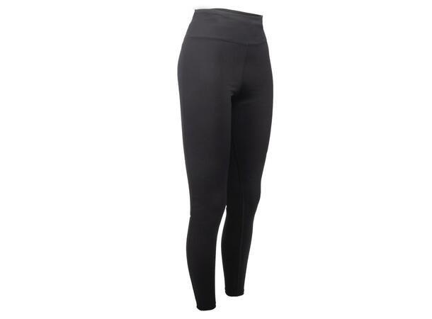 FIBRA Long Tights Women Sort M Lang tights med god elastisiitet Dame 