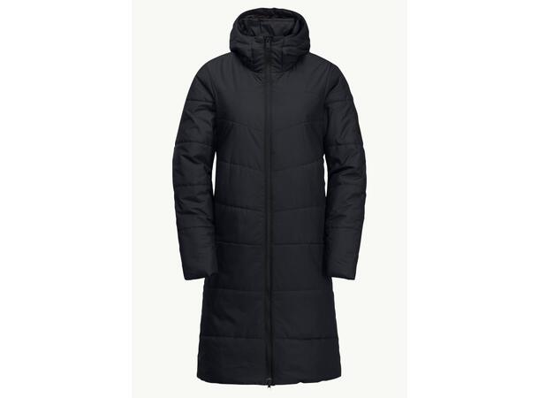 JW Deutzer Coat W Marine M Jack Wolfskin Varm Lang Dame Parkas 