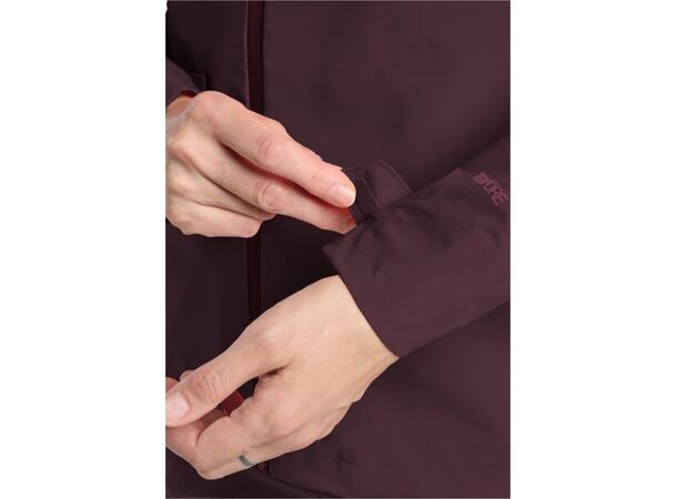 JW Highest Peak 3L Jkt W Burgunder M Jack Wolfskin Skalljakke til dame 