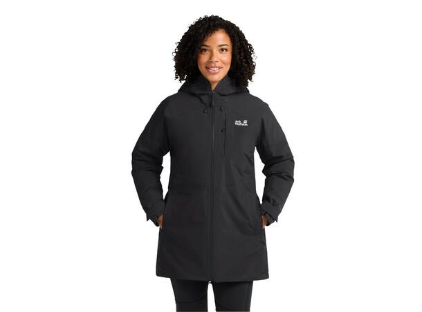 JW Icecape 2L Down Ins Jkt W Sort M Jack Wolfskin Lang Dunisolert Jakke dame 