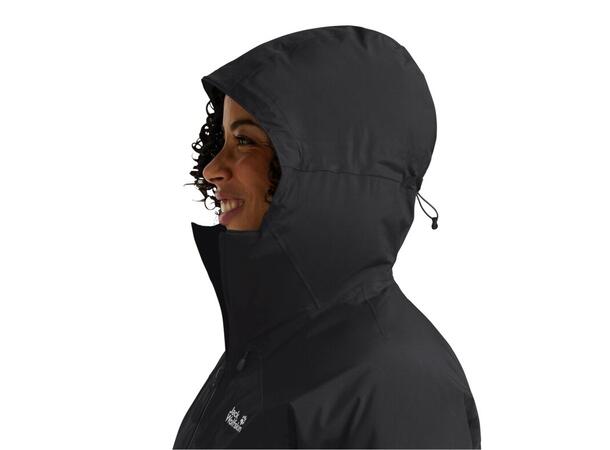 JW Icecape 2L Down Ins Jkt W Sort M Jack Wolfskin Lang Dunisolert Jakke dame 