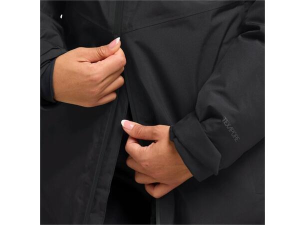 JW Icecape 2L Down Ins Jkt W Sort M Jack Wolfskin Lang Dunisolert Jakke dame 