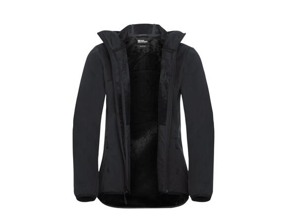 JW Windhain Hoody W Sort M 