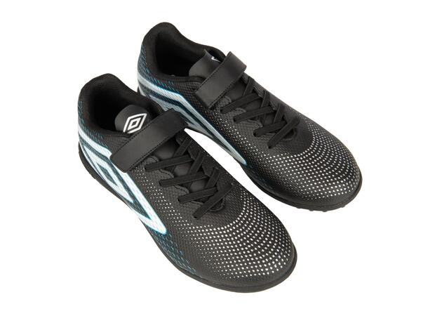 UMBRO Aurora II Lo TF VE Jr Sort 28,5 Fotballsko til junior med velcro 