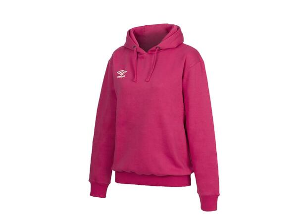 UMBRO Basic Hood Rosa S Hettegenser med liten logo 
