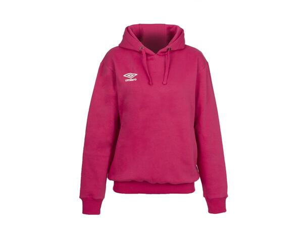 UMBRO Basic Hood Rosa S Hettegenser med liten logo 