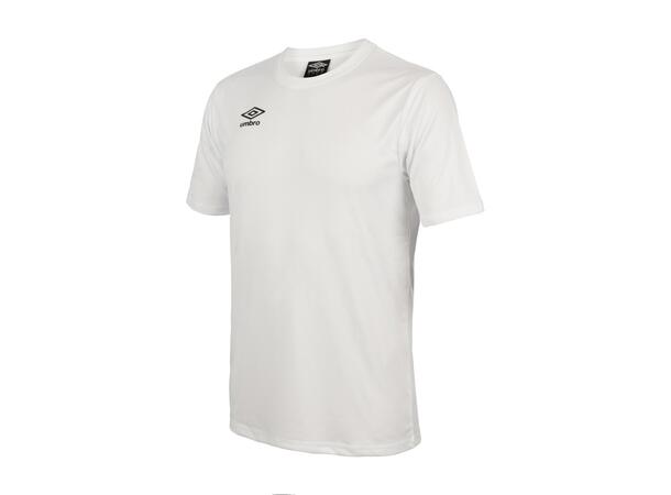 UMBRO Cup SS Jersey jr Hvit 140 Spillertrøye i 100% polyester 