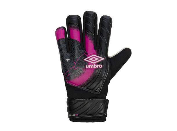 UMBRO Neo Club GK Glove Dps Jr Sort 4 Keeperhanske til junior med fingerstøtte 
