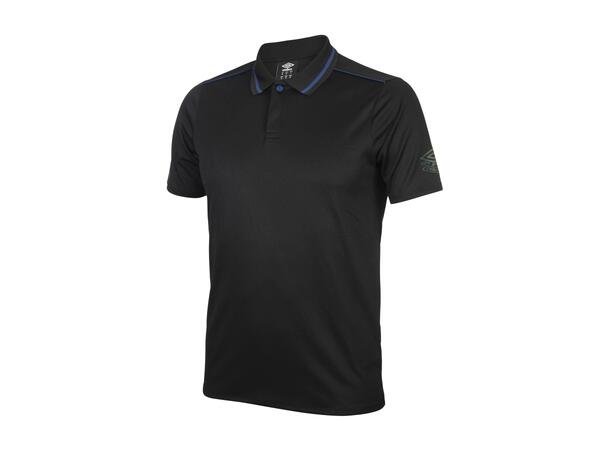 UMBRO Pro Tr Active Polo Sort M T-skjorte i polyester med krage