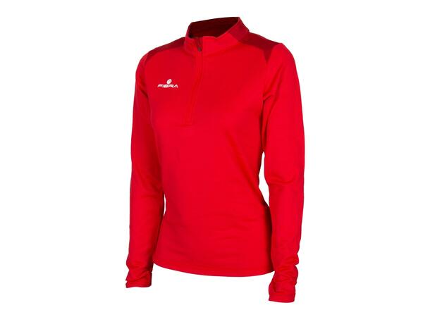 FIBRA Halfzip W Rød M Treningsgenser til dame 