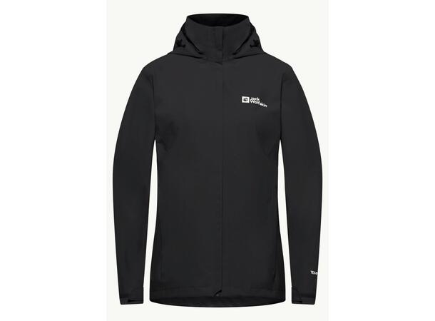 JW Trailtime 2L Jkt W Sort M Jack Wolfskin Skalljakke til dame 
