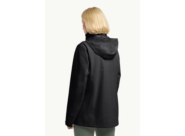 JW Trailtime 2L Jkt W Sort M Jack Wolfskin Skalljakke til dame 