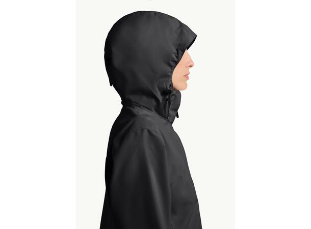 JW Trailtime 2L Jkt W Sort M Jack Wolfskin Skalljakke til dame 