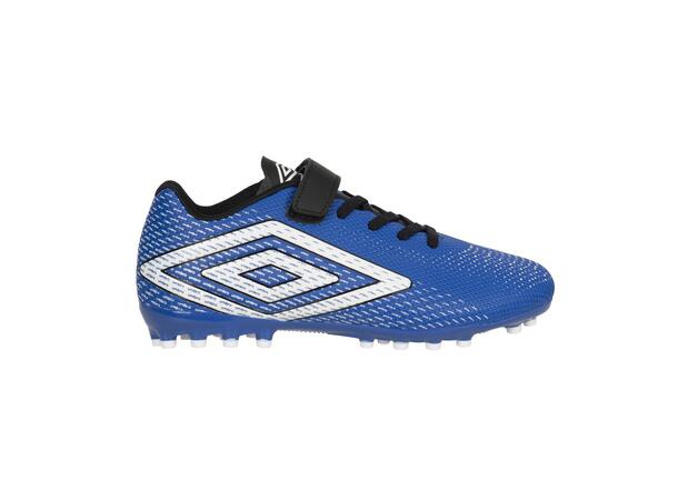 UMBRO Aurora II Lo AG VE Jr Blå 28,5 Fotballsko til junior med velcro 