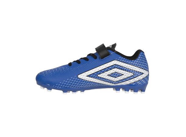 UMBRO Aurora II Lo AG VE Jr Blå 28,5 Fotballsko til junior med velcro 