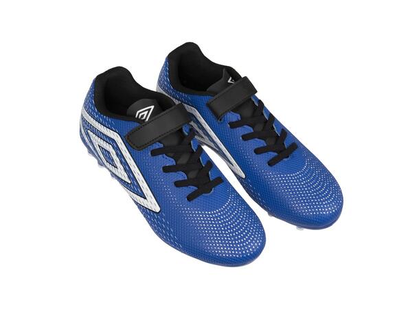 UMBRO Aurora II Lo AG VE Jr Blå 28,5 Fotballsko til junior med velcro 