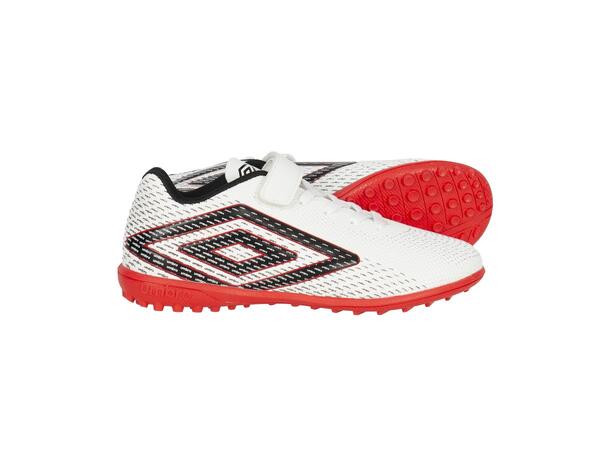 UMBRO Aurora II Lo TF VE Jr Hvit 28 Fotballsko til junior med velcro 