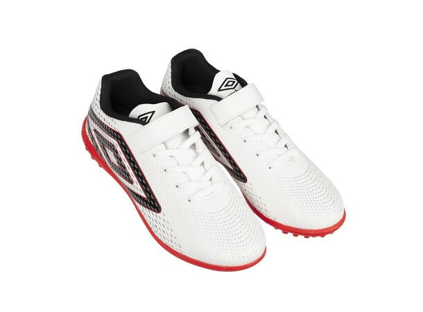 UMBRO Aurora II Lo TF VE Jr Hvit 28 Fotballsko til junior med velcro 
