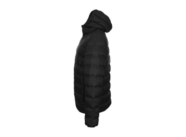 UMBRO Deli Down Jacket Jr Sort 164 Dunjakke med hette til junior 