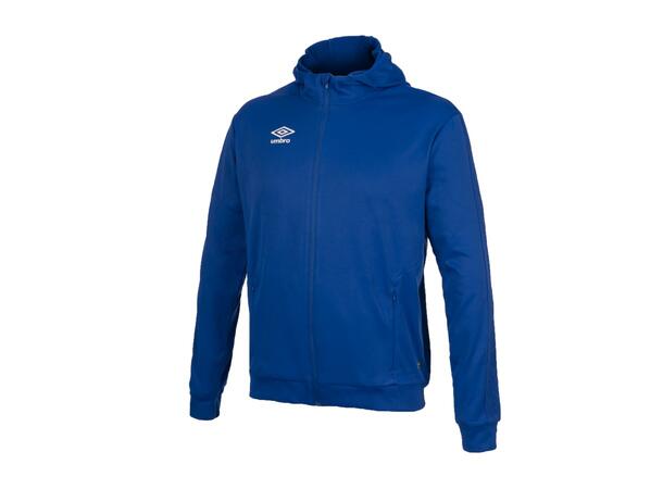 UMBRO Flex Full Zip Hood MellomBlå M Jakke med hette i resirkulert polyester 