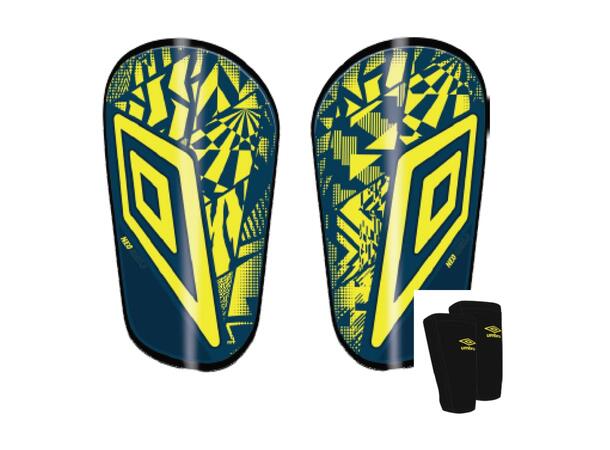 UMBRO Neo Shield Guard Sleeve Marine XS Leggskinn med strømpe som har lomme 
