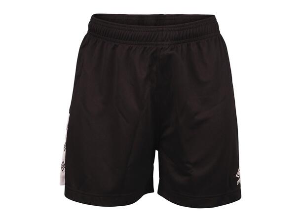 UMBRO UX Elite Shorts L W Sort/Hvit 42 Romslig spillershorts, lenger ben dame 