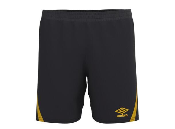 UMBRO UX Pro Shorts Jr Sort/Gul 164 Flott spillershorts junior 