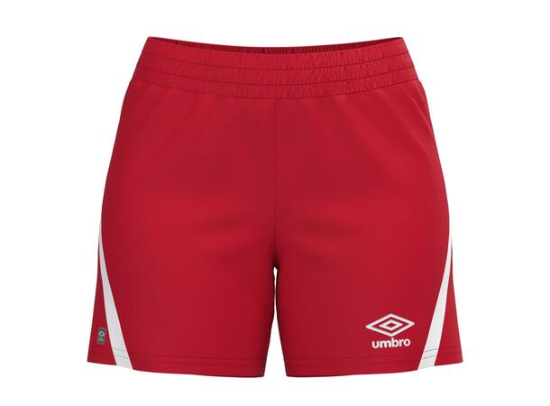 UMBRO UX Pro Shorts W Rød/Hvit 40 Flott spillershorts dame 
